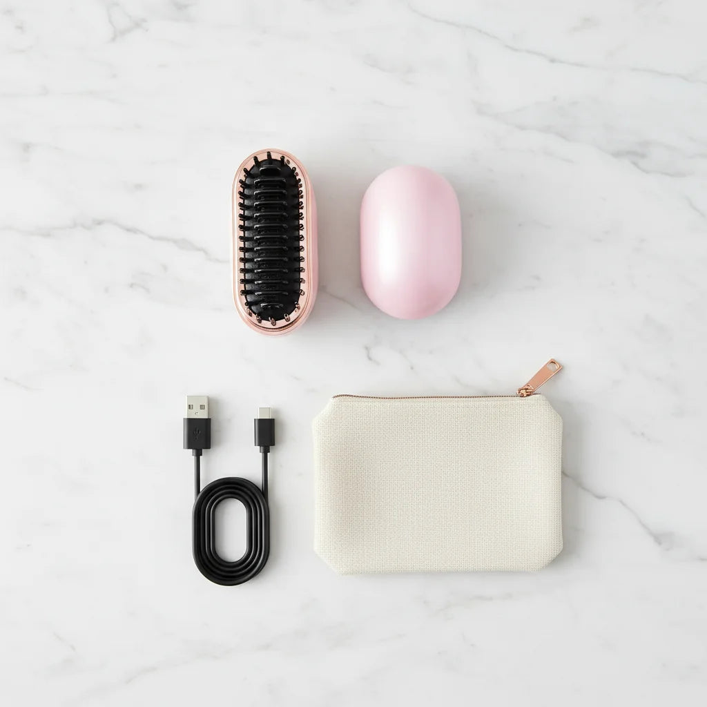 Travel Hair Straightener – המסרק שמחזיר לחיים את הקרקפת שלך ומעיר את השיער מבפנים