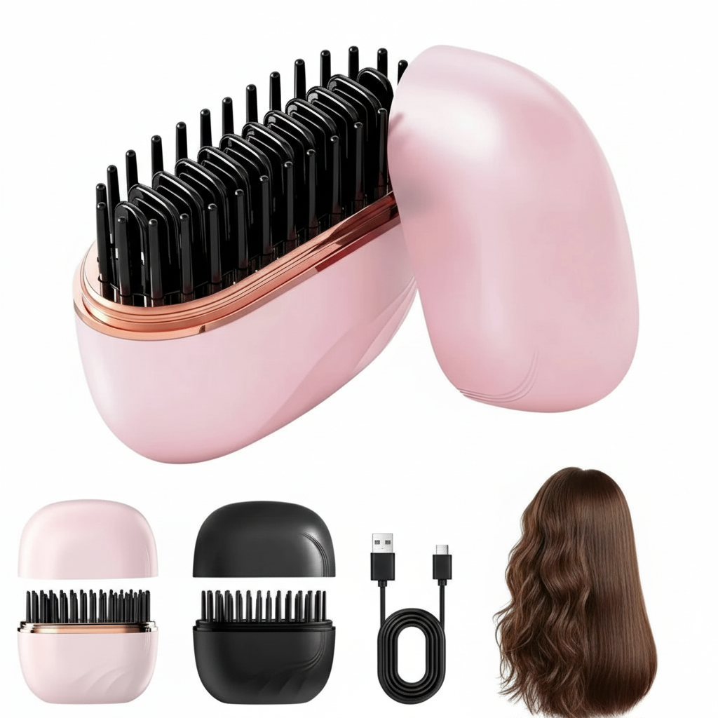 Travel Hair Straightener – המסרק שמחזיר לחיים את הקרקפת שלך ומעיר את השיער מבפנים
