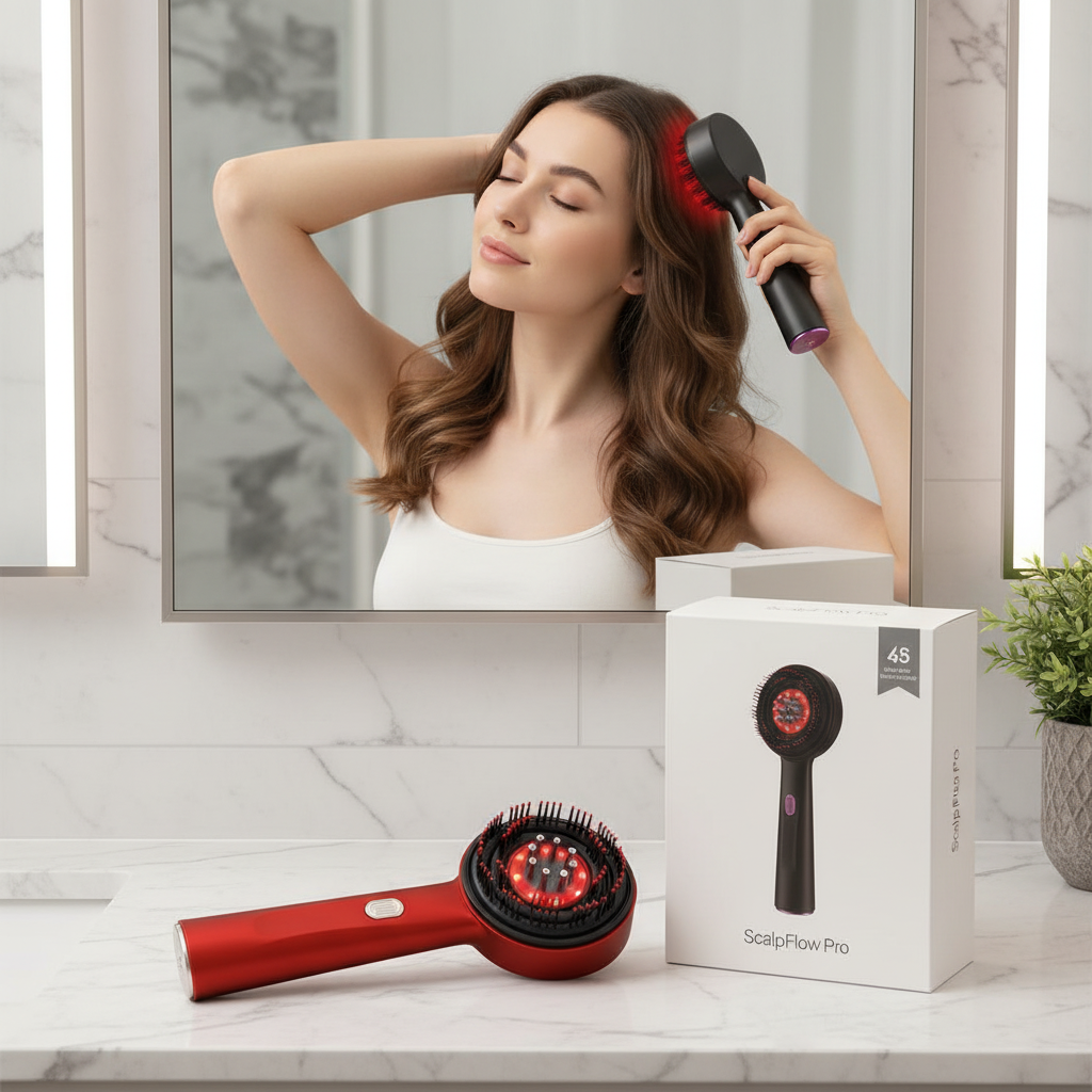 HairBloom – המסרק שמחזיר לחיים את הקרקפת שלך ומעיר את השיער מבפנים